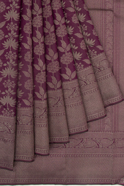Taranga Kanchi Silk Brocade Purple Saree