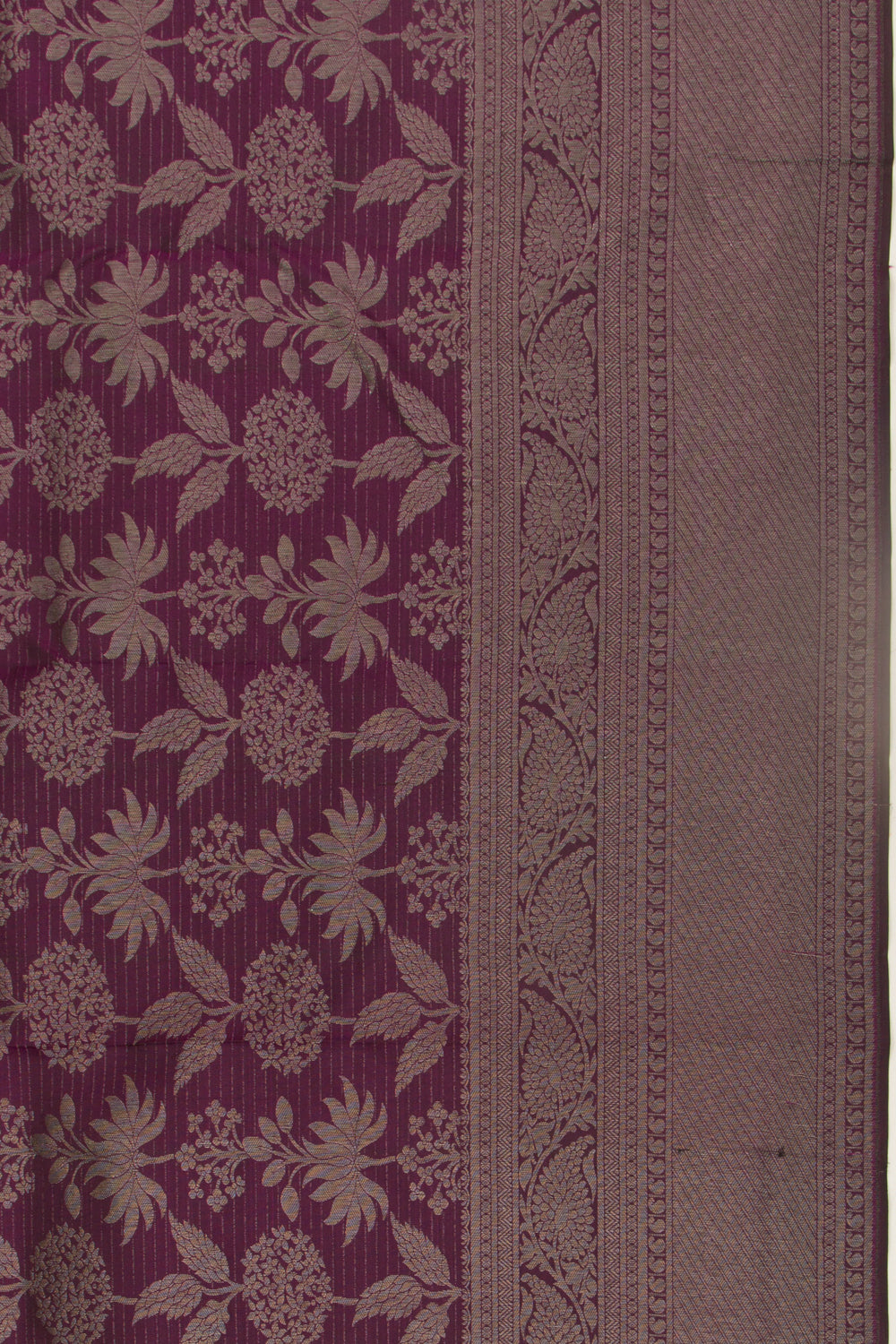 Taranga Kanchi Silk Brocade Purple Saree