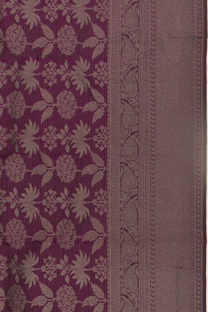 Taranga Kanchi Silk Brocade Purple Saree