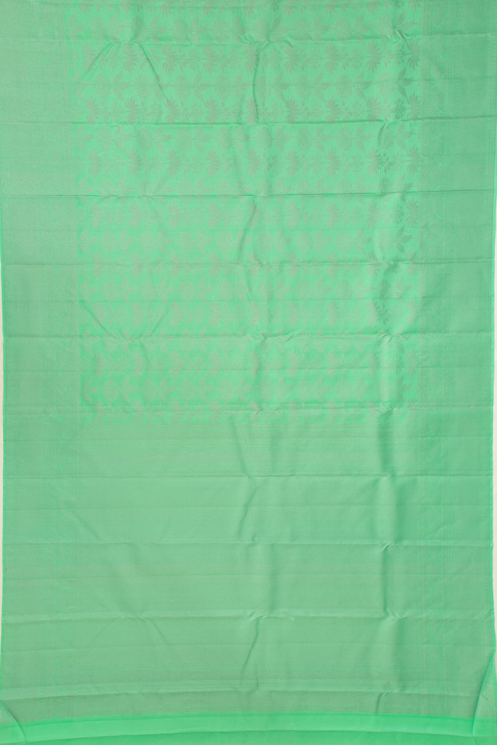 Taranga Kanchi Silk Jaal Sea Green Saree