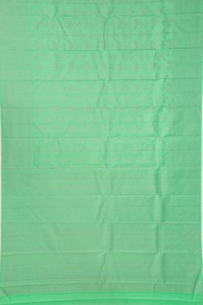 Taranga Kanchi Silk Jaal Sea Green Saree