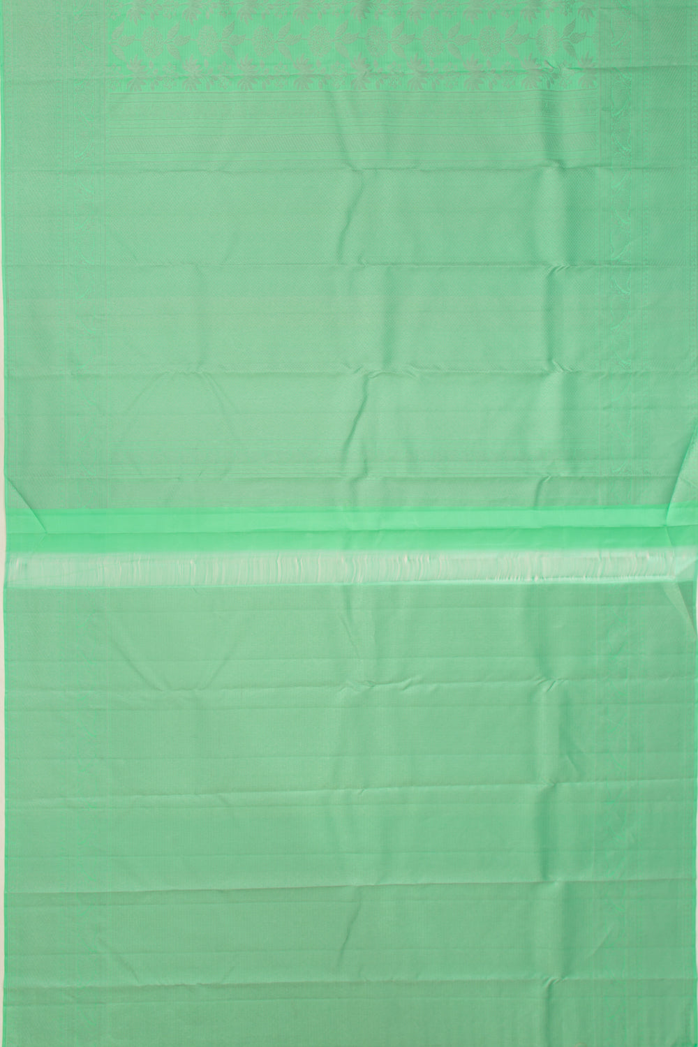 Taranga Kanchi Silk Jaal Sea Green Saree