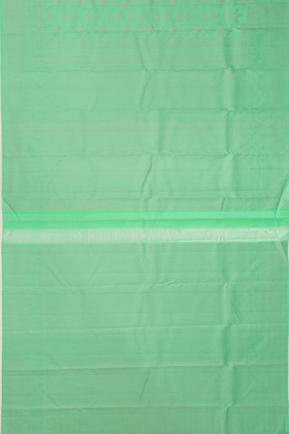Taranga Kanchi Silk Jaal Sea Green Saree