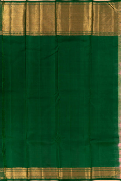 Kanchipuram Silk Brocade Pink Saree