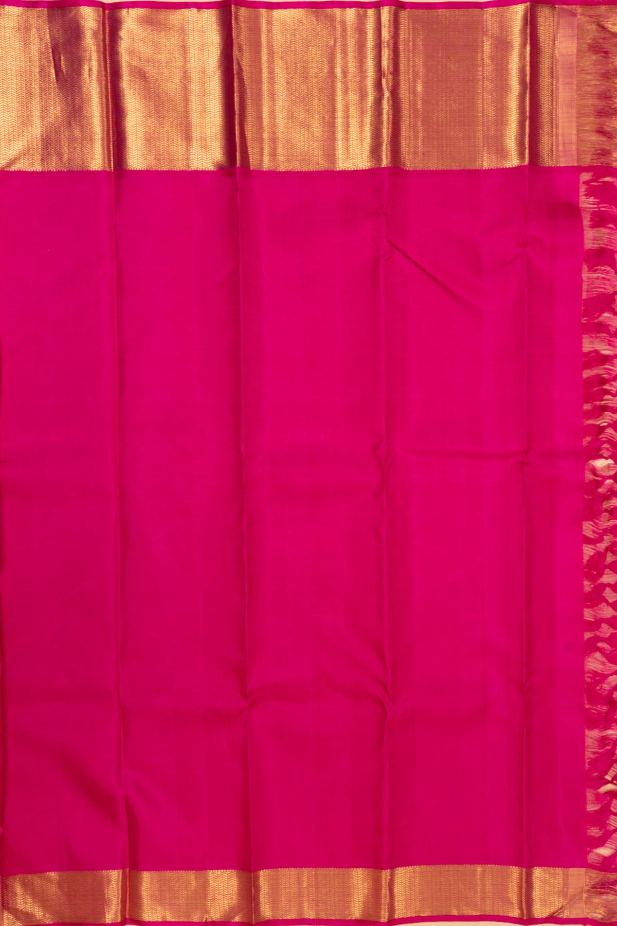 Kanchipuram Silk Brocade Pink Saree