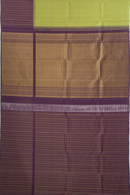 Kanchipuram Silk Butta Pista Green Saree