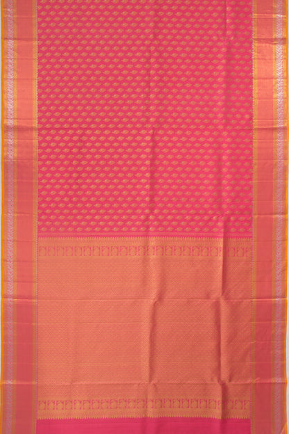 Kanchipuram Silk Butta Pink Saree