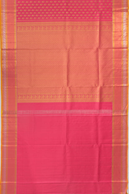 Kanchipuram Silk Butta Pink Saree