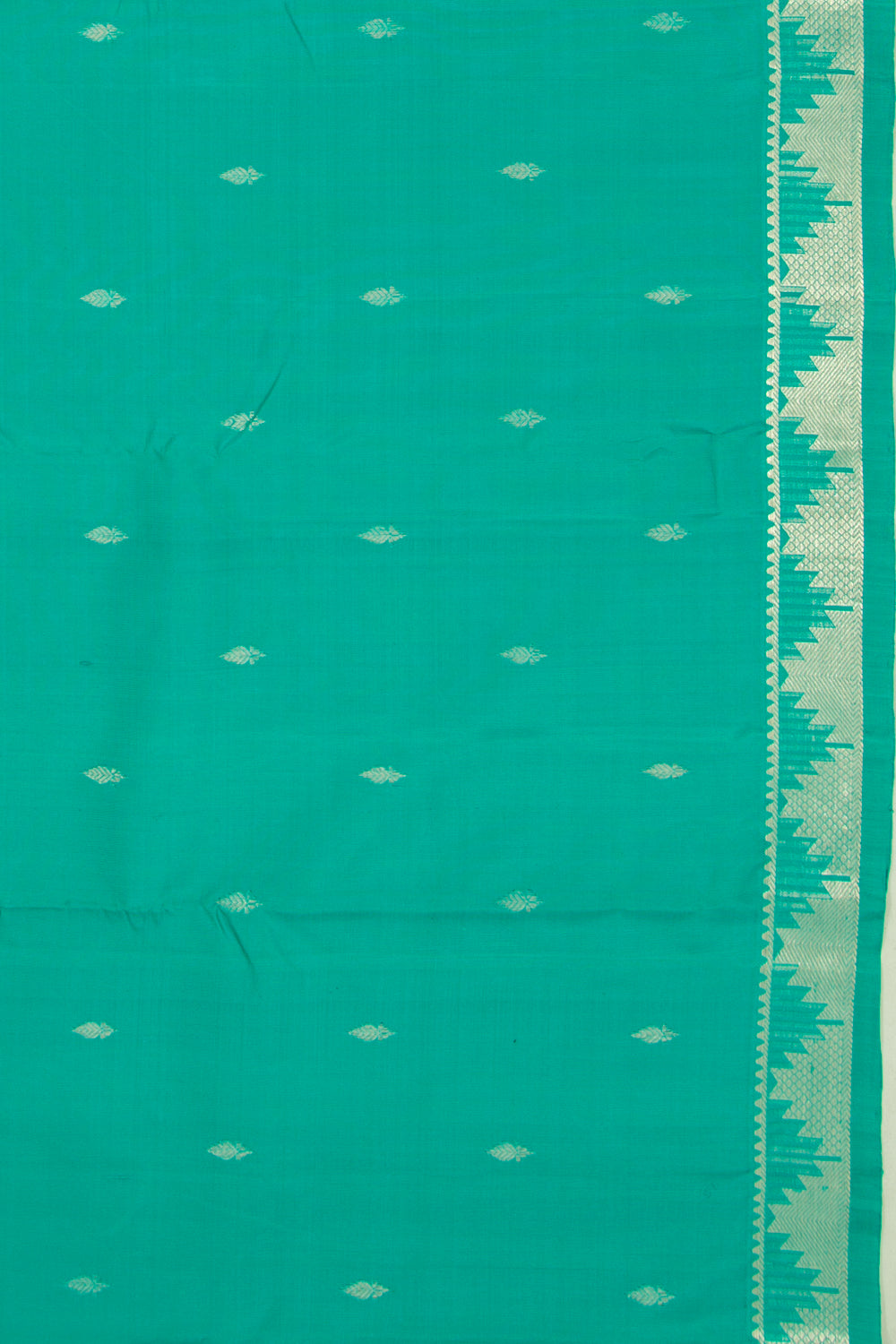 Taranga Kanchi Silk Butta Sea Green Saree