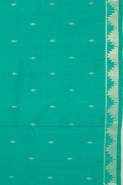 Taranga Kanchi Silk Butta Sea Green Saree