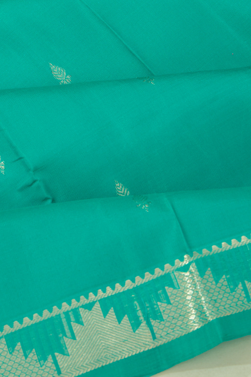 Taranga Kanchi Silk Butta Sea Green Saree