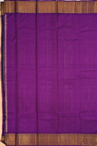 Kanchipuram Kora Organza Brocade Red Saree