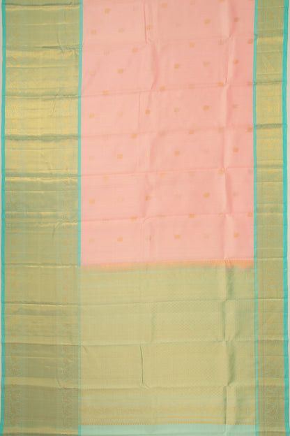 Taranga Kanchi Silk Butta Peach Saree