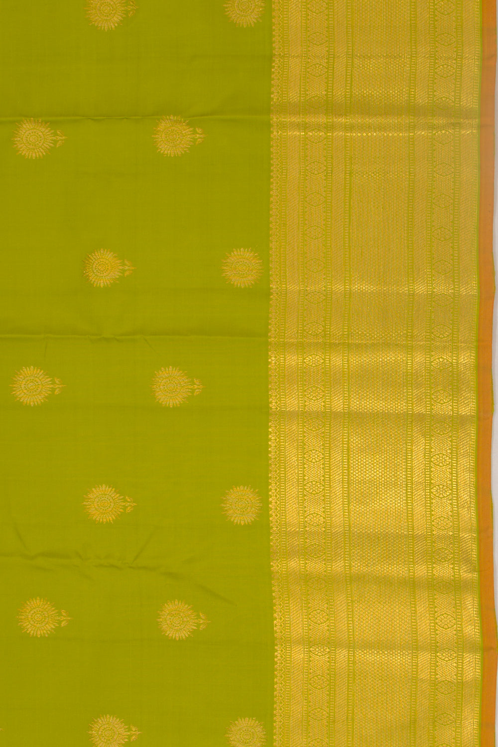 Taranga Kanchi Silk Butta Green Saree