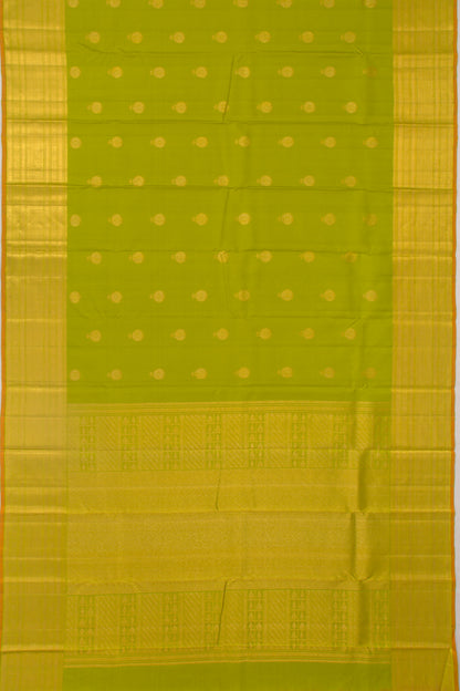 Taranga Kanchi Silk Butta Green Saree