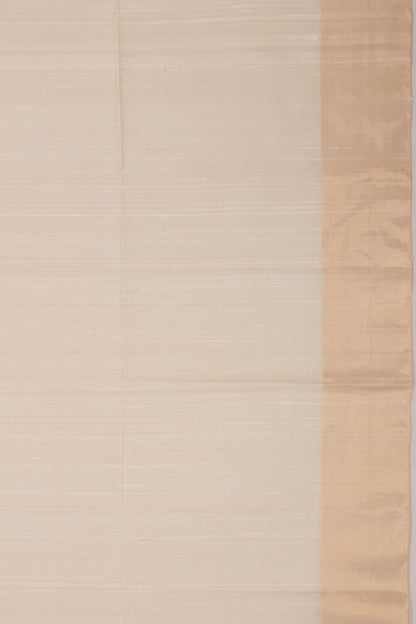 Coimbatore Soft Silk Plain Beige Saree
