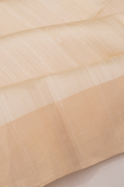 Coimbatore Soft Silk Plain Beige Saree