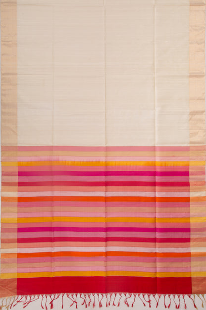 Coimbatore Soft Silk Plain Beige Saree