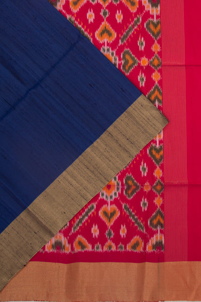Coimbatore Soft Silk Plain Royal Blue Saree