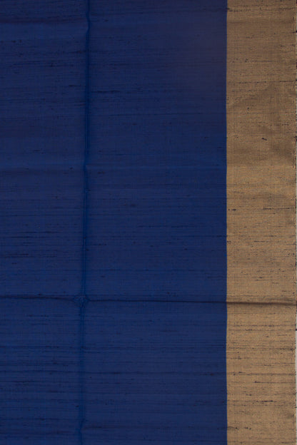 Coimbatore Soft Silk Plain Royal Blue Saree