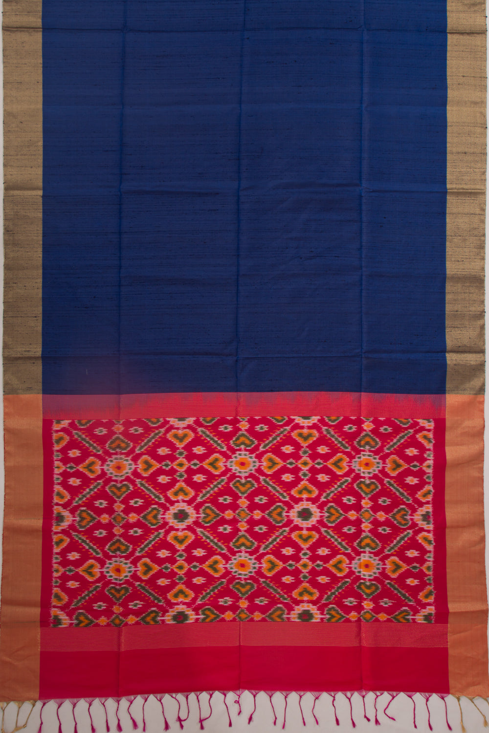 Coimbatore Soft Silk Plain Royal Blue Saree
