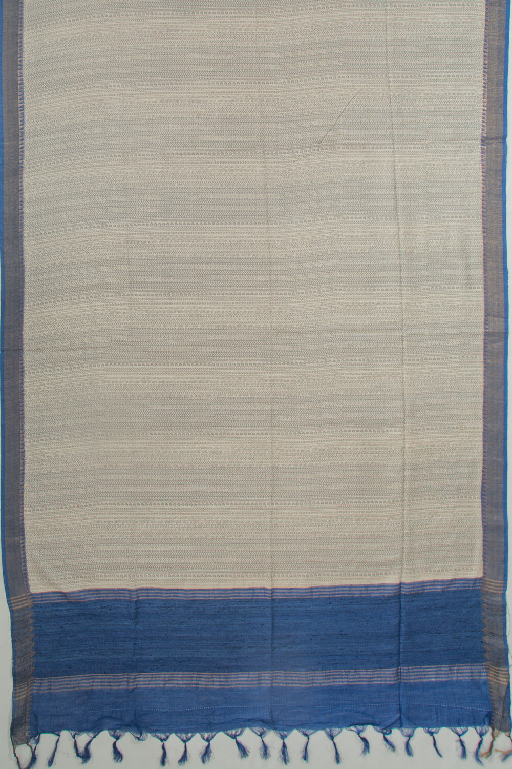 Tussar Printed Beige Saree