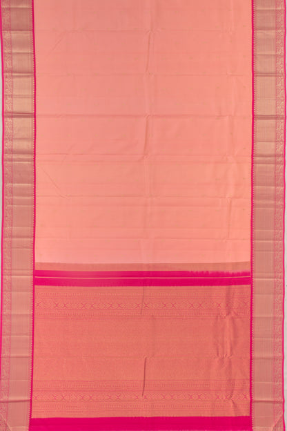 Taranga Kanchi Silk Butta Peach Saree