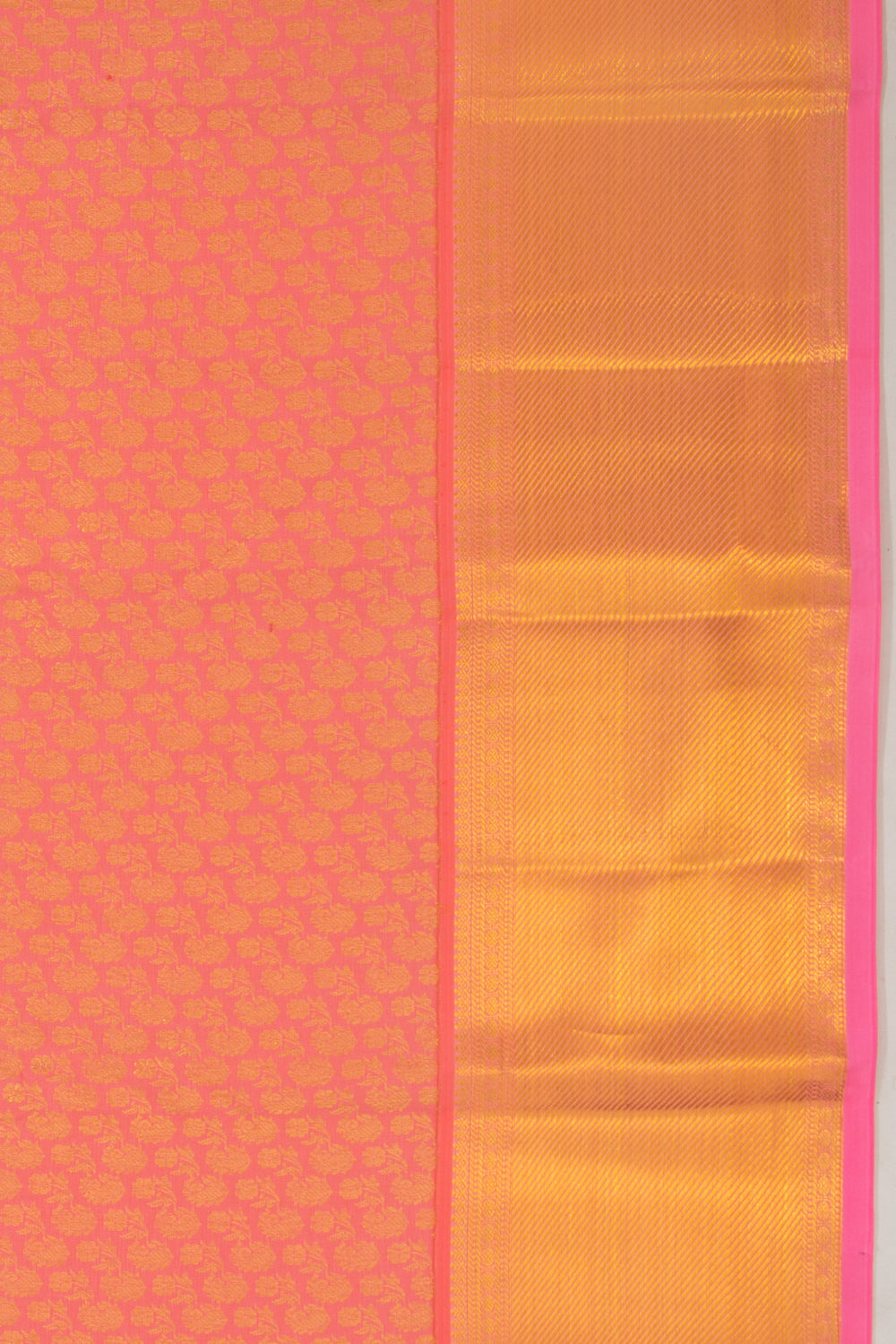 Taranga Kanchi Silk Brocade Pink Saree