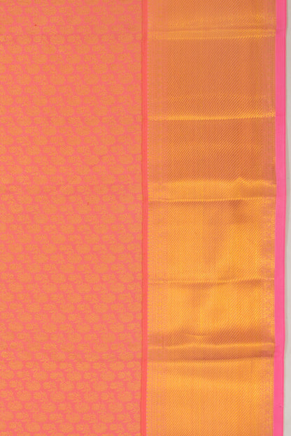 Taranga Kanchi Silk Brocade Pink Saree
