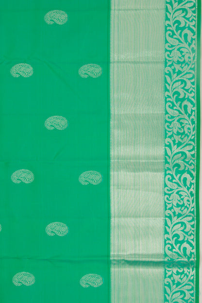 Taranga Kanchi Silk Butta Green Saree