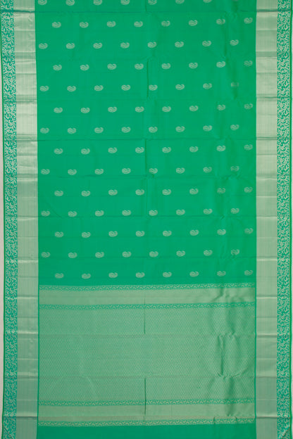 Taranga Kanchi Silk Butta Green Saree