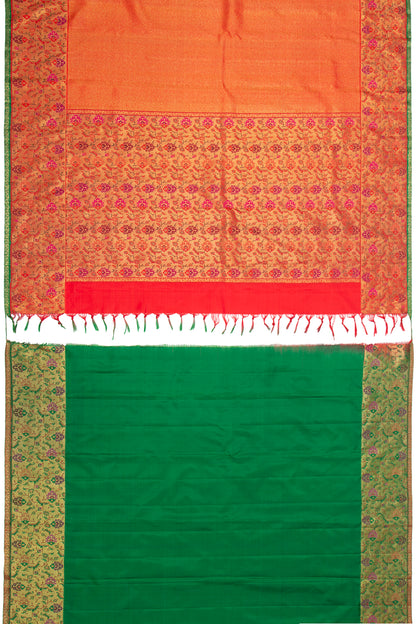 Kanchipuram Silk Brocade Red Saree