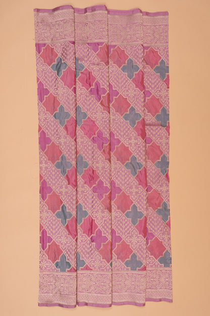 Banarasi Silk Brocade Pink Saree