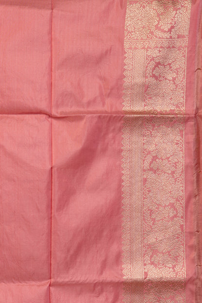 Banarasi Silk Jaal Pink Saree