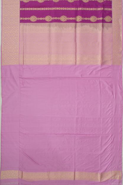 Banarasi Silk Jaal Purple Saree