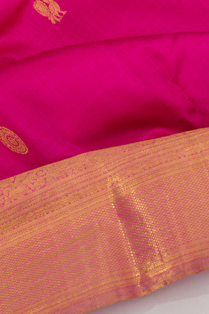 Kanchipuram Silk Butta Pink Saree