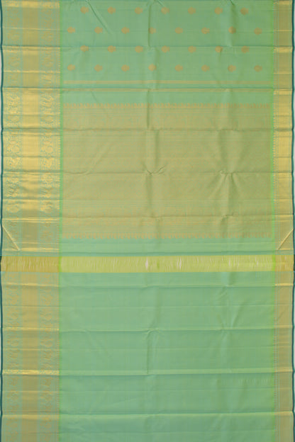 Kanchipuram Silk Butta Green Saree