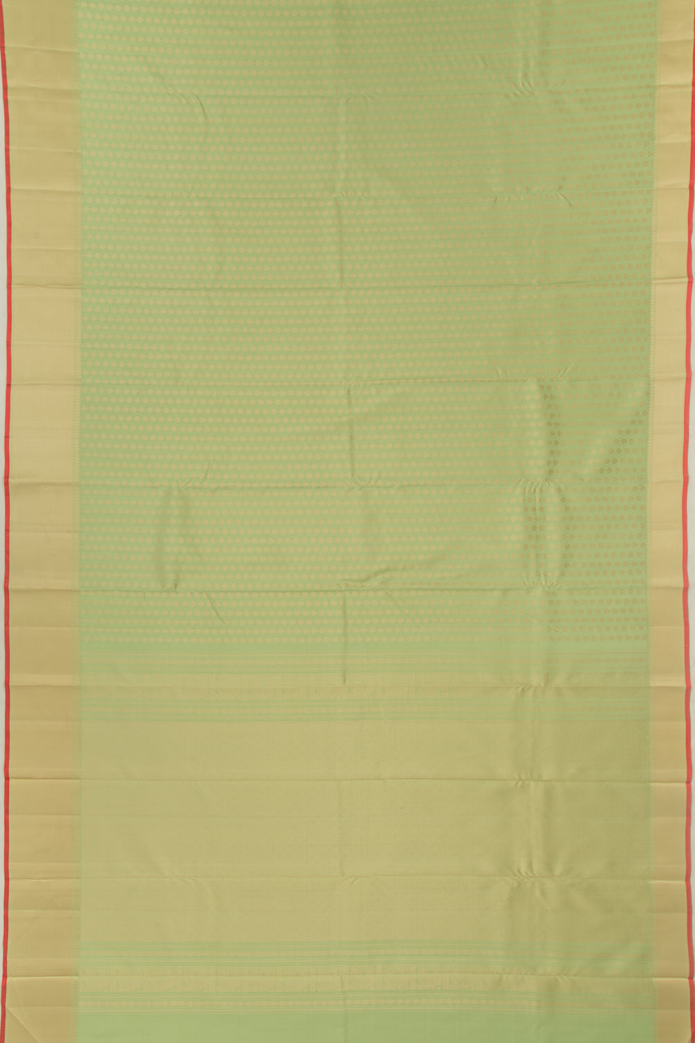 Kanchipuram Silk Brocade Pista Green Saree