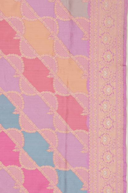 Banarasi Silk Jaal Rangkat Saree
