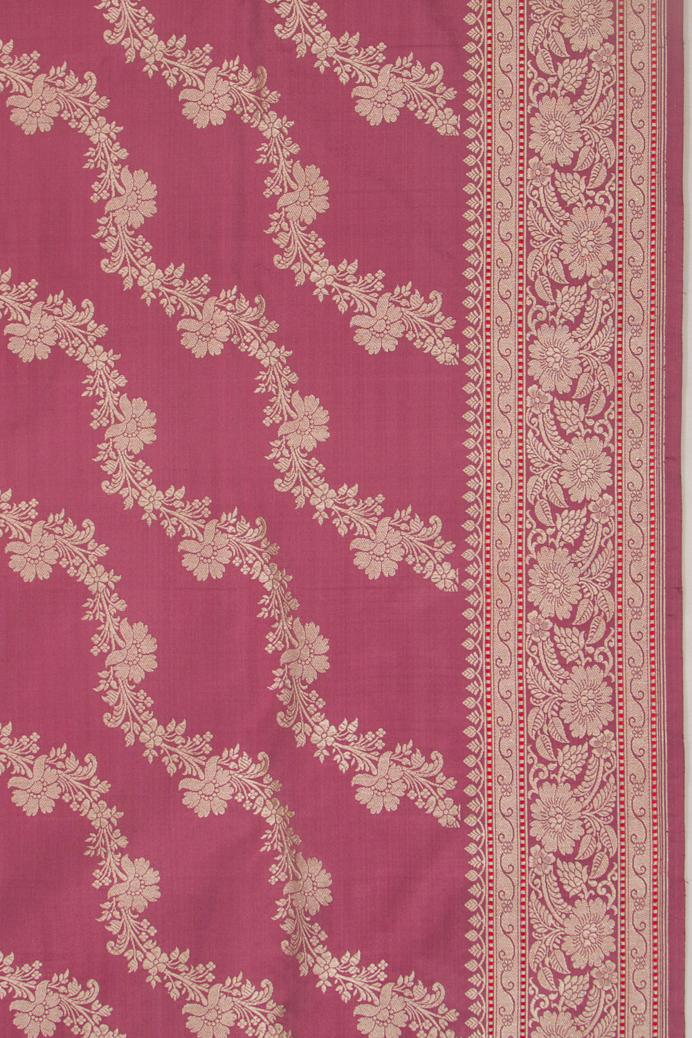 Banarasi Silk Jaal Pink Saree