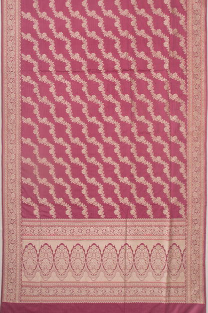 Banarasi Silk Jaal Pink Saree