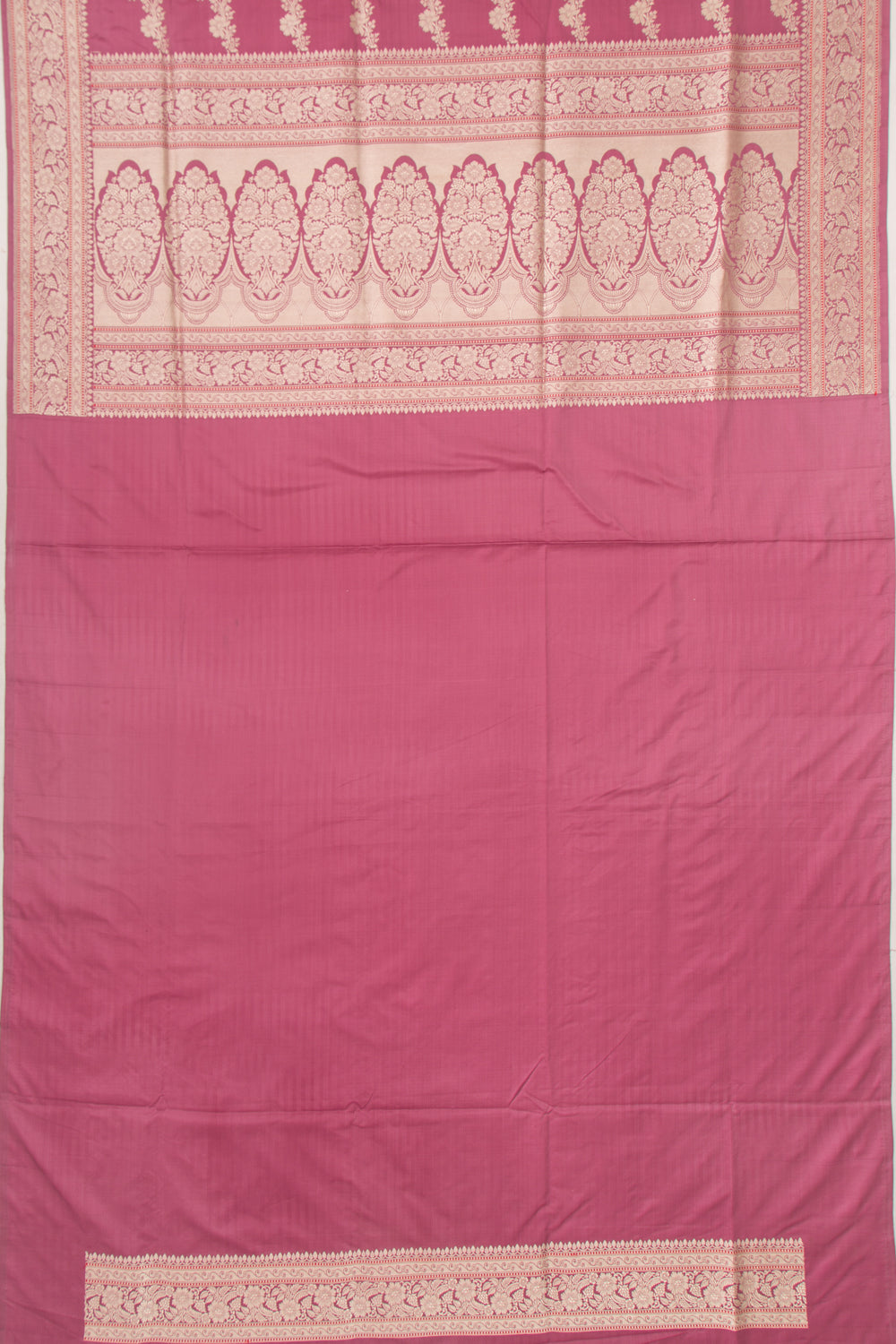 Banarasi Silk Jaal Pink Saree