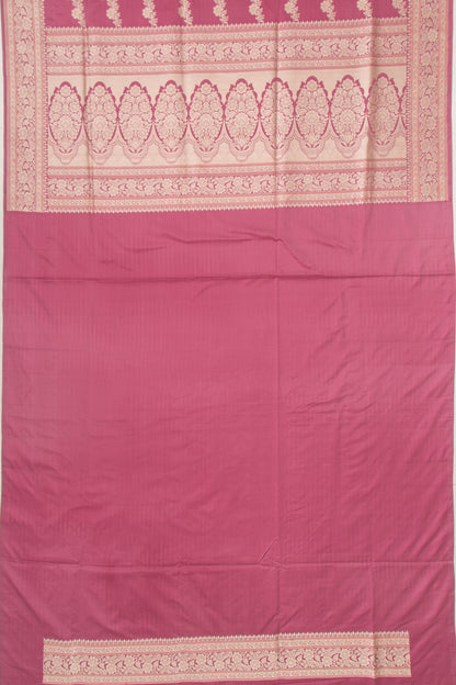 Banarasi Silk Jaal Pink Saree