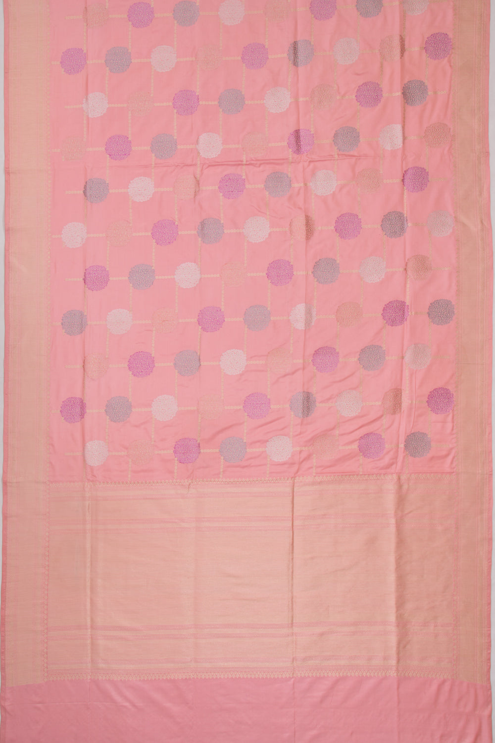 Banarasi Silk Brocade Pink Saree