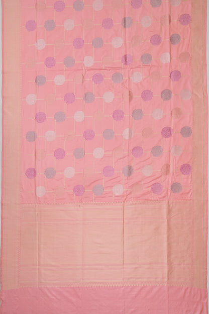 Banarasi Silk Brocade Pink Saree