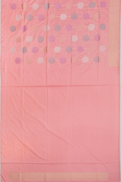 Banarasi Silk Brocade Pink Saree