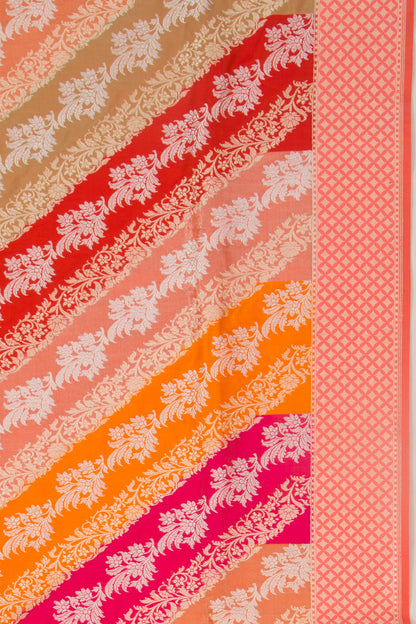 Banarasi Silk Jaal Rangkat Saree