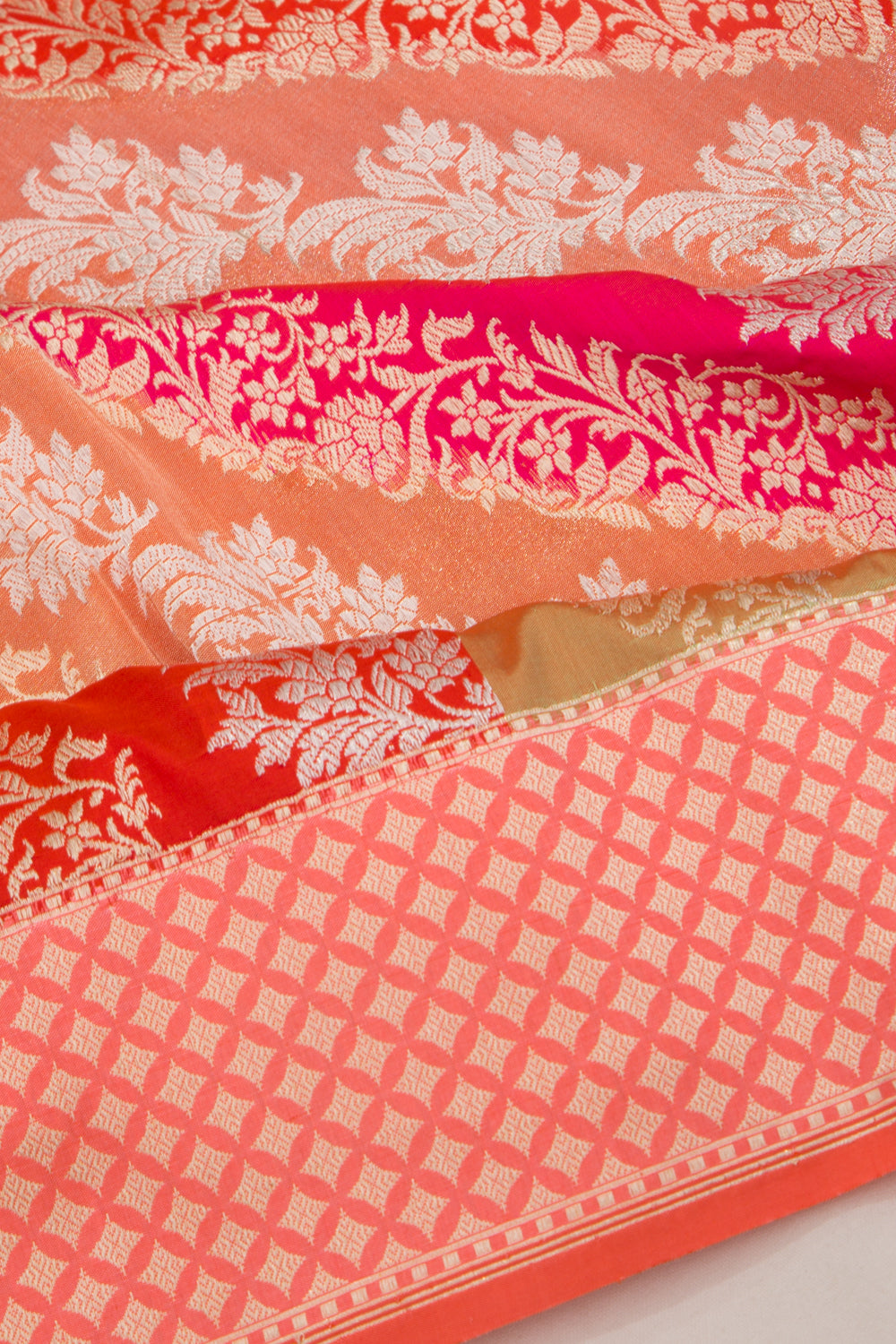 Banarasi Silk Jaal Rangkat Saree