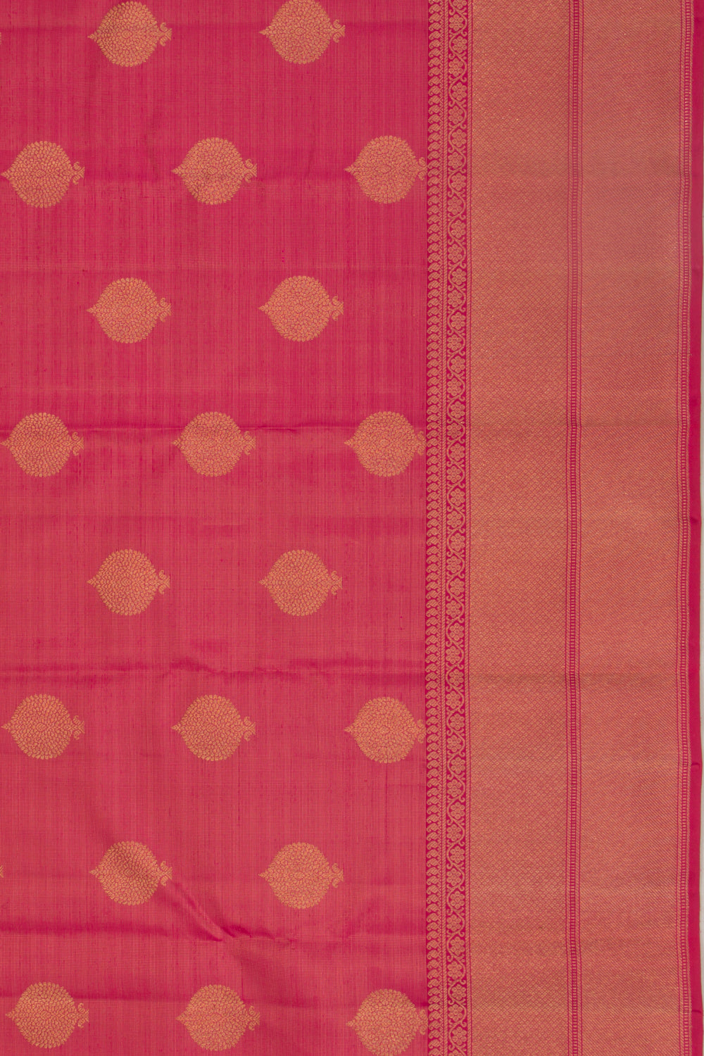 Kanchipuram Silk Butta Pink Saree