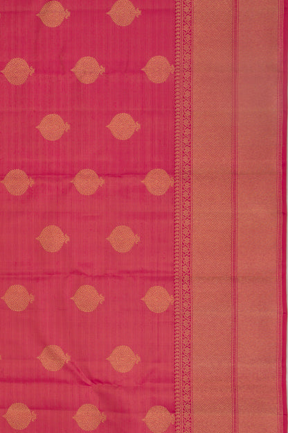 Kanchipuram Silk Butta Pink Saree